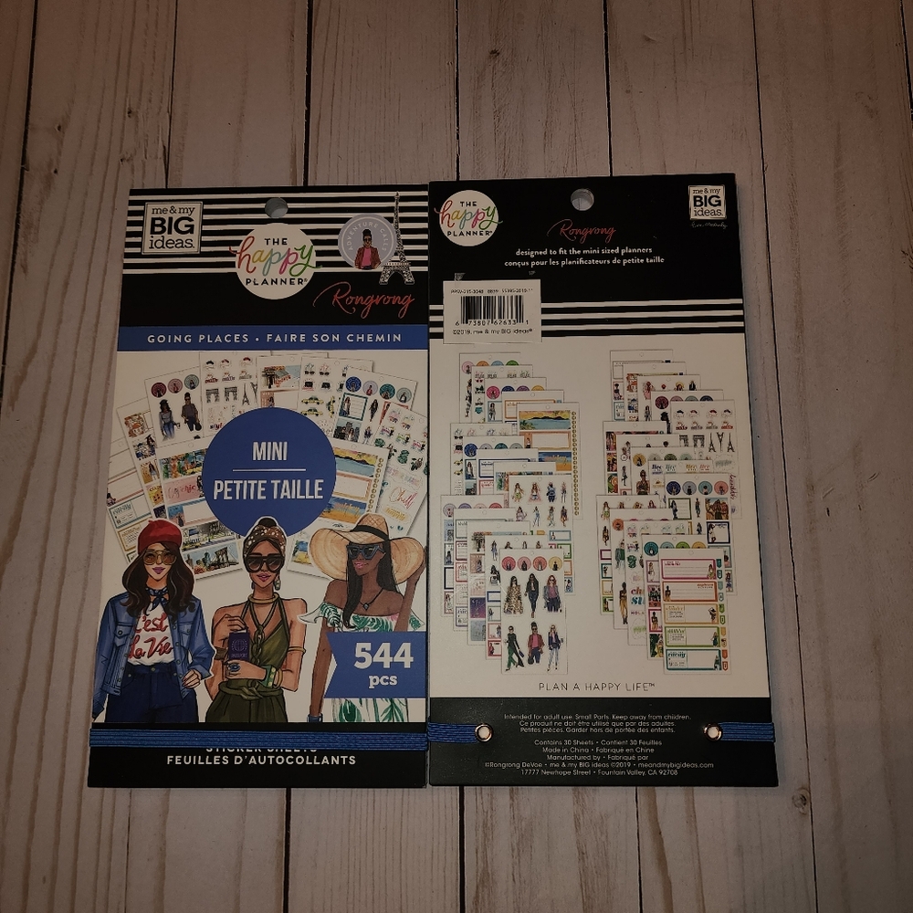 The Happy Planner Going Places sticker book